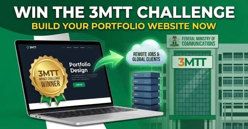 3MTT Portfolio Website: Win the Impact Challenge & Remote Jobs