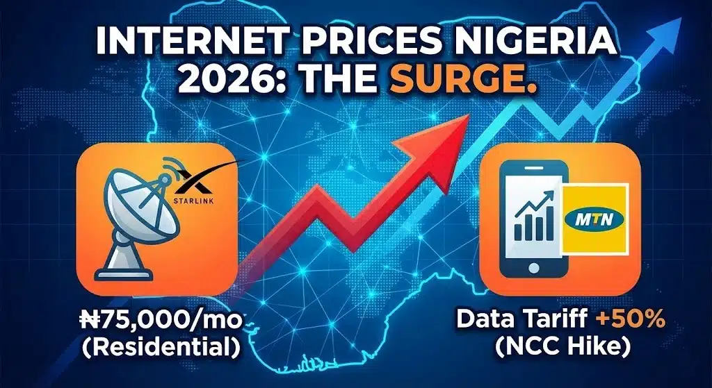 Internet Prices Nigeria 2026: Starlink Hikes & Data Tariffs