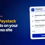 Paystack WooCommerce checkout on a Nigerian online store showing an order paid in naira