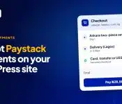 Paystack WooCommerce checkout on a Nigerian online store showing an order paid in naira